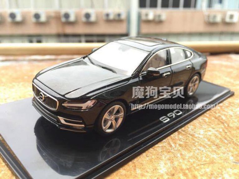 El Volvo S90 se filtra a través de un modelo a escala