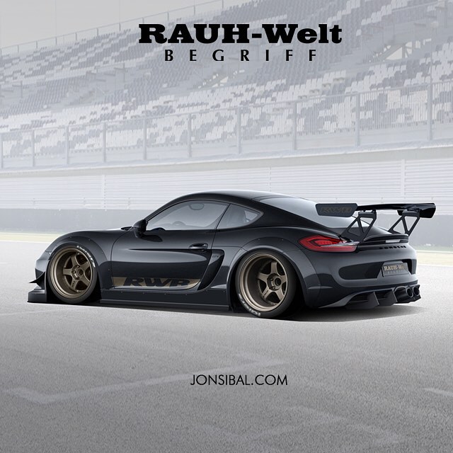 ¿Cómo sería un Porsche Cayman GT4 por Rauh-Welt? A nosotros nos ha enamorado…