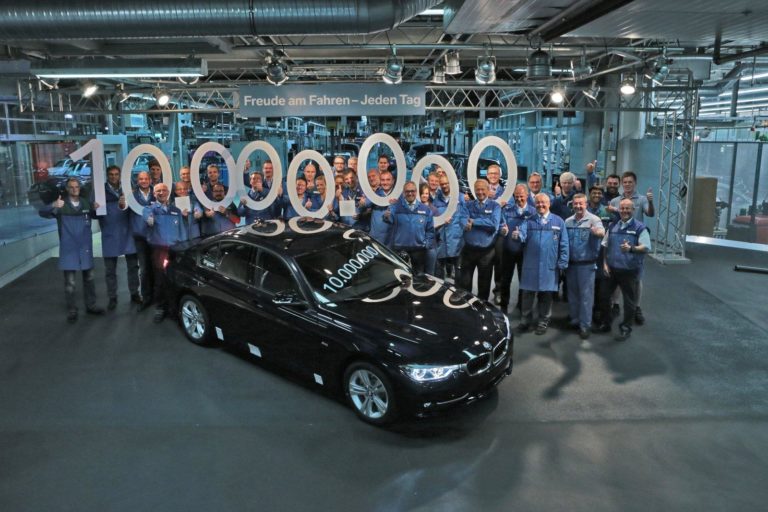 BMW fabrica 10 millones de Serie 3 berlina
