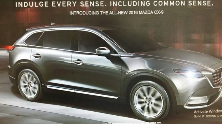 Mazda CX-9 2016: Aparición antes de hora