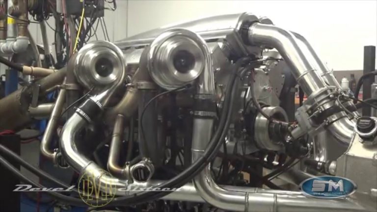No era un farol: Así es el motor V16 de 5.000 CV del Devel Sixteen