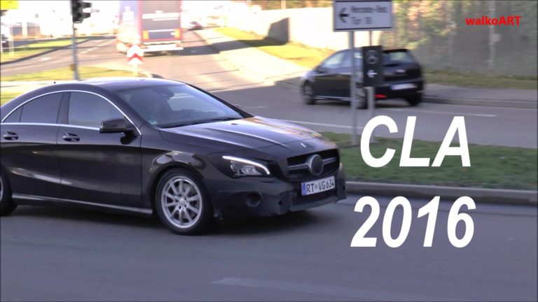 En vídeo: renovado Mercedes CLA, más cerca del Salón de Ginebra