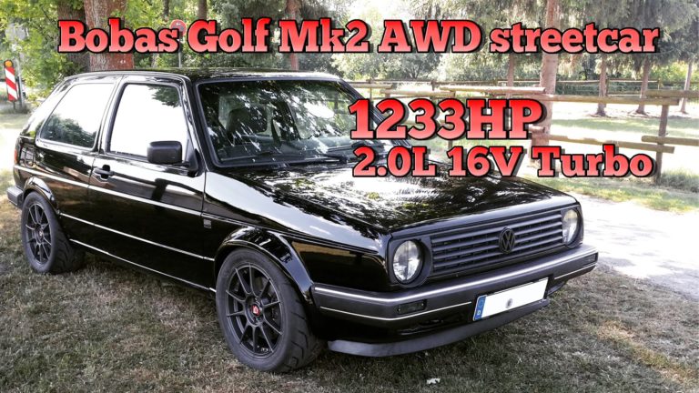 Vídeo: Este Volkswagen Golf MK2 con 1233 CV y tracción 4Motion es un lobo con piel de cordero