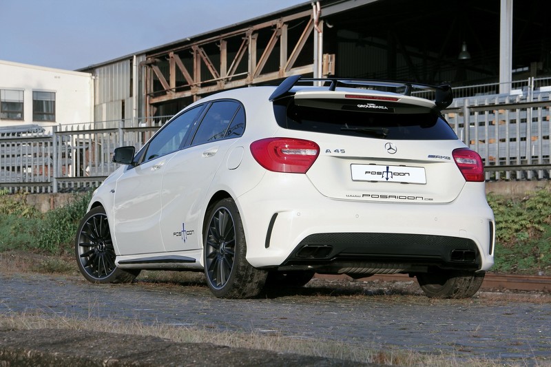 POSAIDON le saca 485 CV al Mercedes A45 AMG: ¿Dónde está su límite? 1