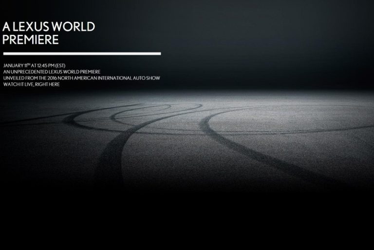 El Lexus LC estará en el Salón de Detroit, primer anticipo oficial del exótico japonés