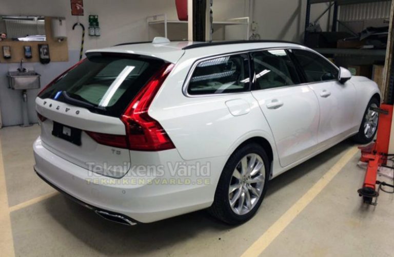 Aquí tienes el Volvo V90 en vivo: ¡A escala 1:1!