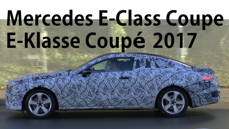 Vídeo: nuevo Mercedes Clase E Coupé, cazado en movimiento