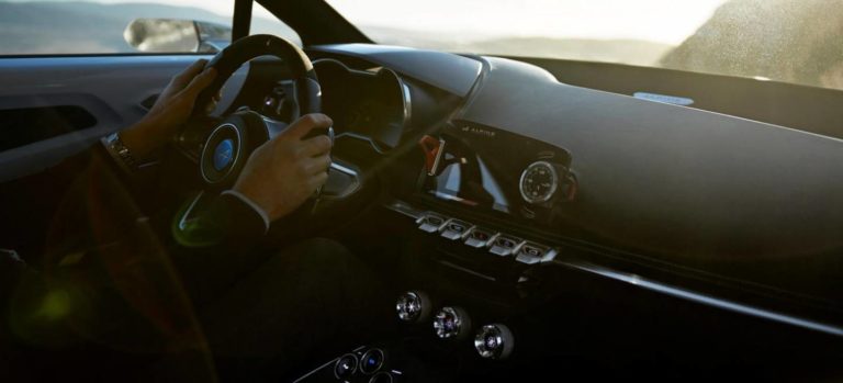 Así es el interior del nuevo Alpine: Y parece que aún se trata de algo conceptual…