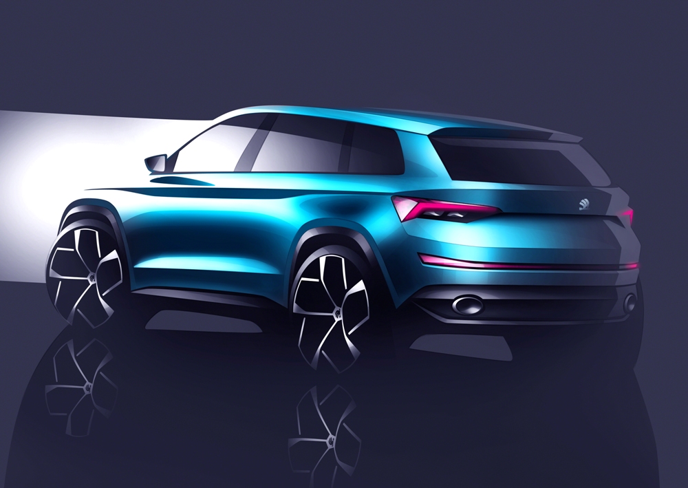 Skoda VisionS: Un anticipo del SUV de siete plazas que será primo del SUV de SEAT 2