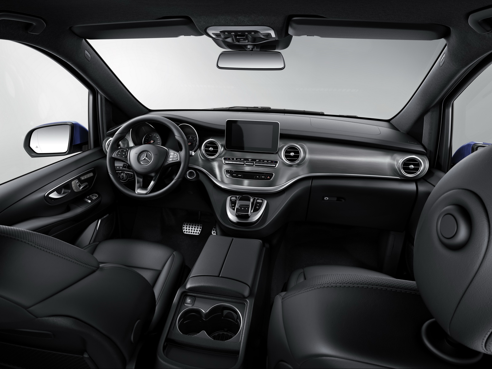 V-Klasse EXCLUSIVE â?? Interieur, groÃ?e Mittelkonsole mit integriertem Kühlfach