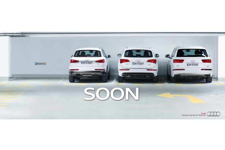 En este teaser falta el Audi Q1, y lo deberíamos ver muy pronto