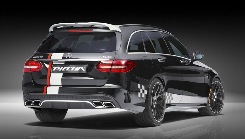 Mercedes-AMG C 63 Estate W205 por Piecha Design: Embadurnado en el aspecto macarra 2