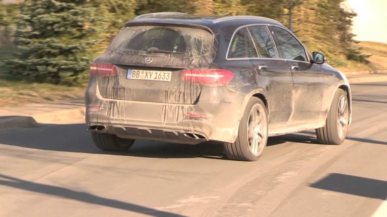 Vídeo: el Mercedes-AMG GLC 63 se deja ver en movimiento