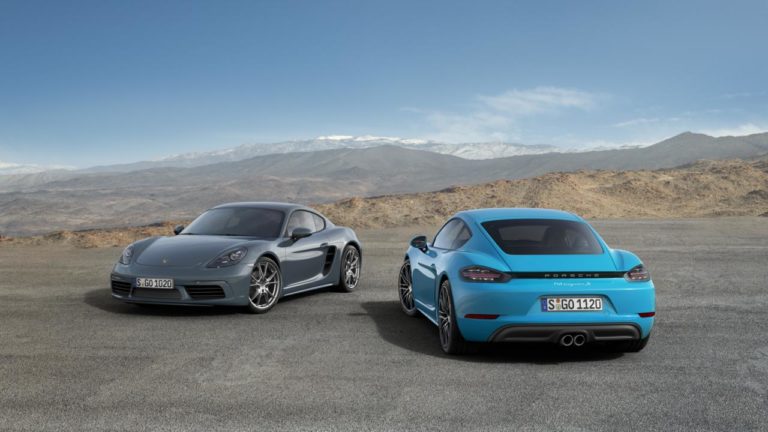 Oficial: Porsche 718 Cayman, con motores de cuatro cilindros