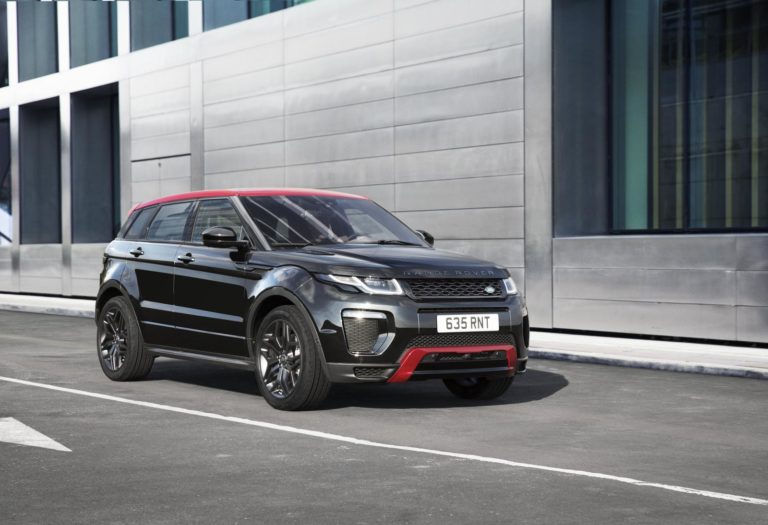Range Rover Evoque Ember Edition: Negro sobre rojo