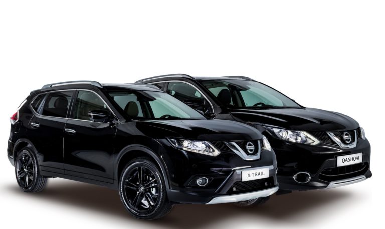 Nissan X-trail y Qashqai Black Edition: 300 unidades más equipadas