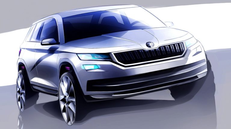 Así es el Skoda Kodiaq, llegan los bocetos oficiales