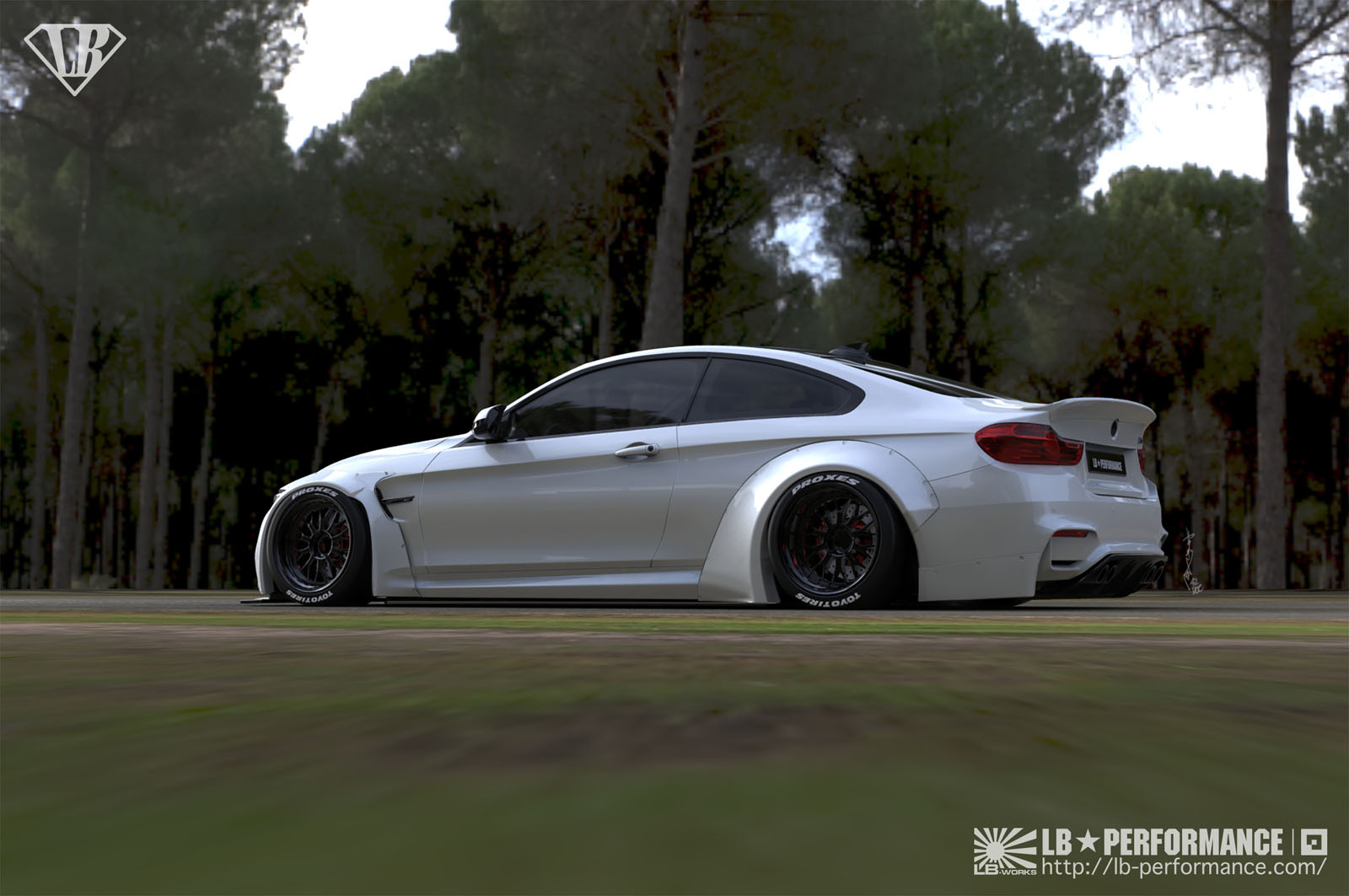 ¡Espectacular! Liberty Walk lleva al gimnasio al BMW M4 2