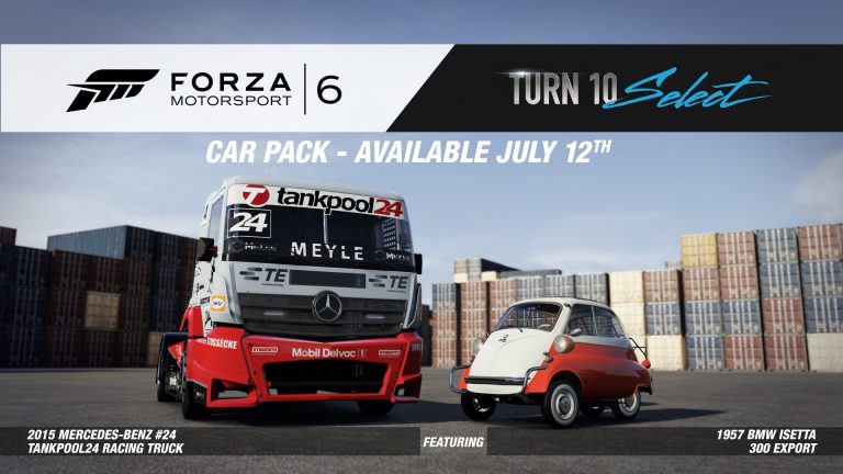 Nuevo pack de coches para Forza 6: Ahora también con un camión Mercedes