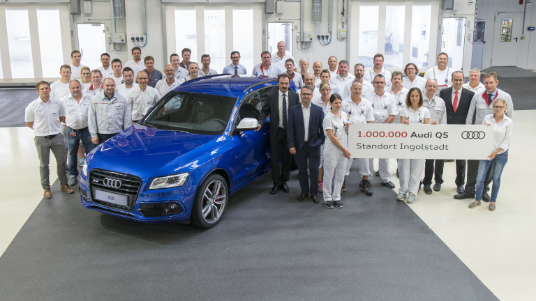 Audi celebra el millón de unidades producidas del Q5, solo en Alemania