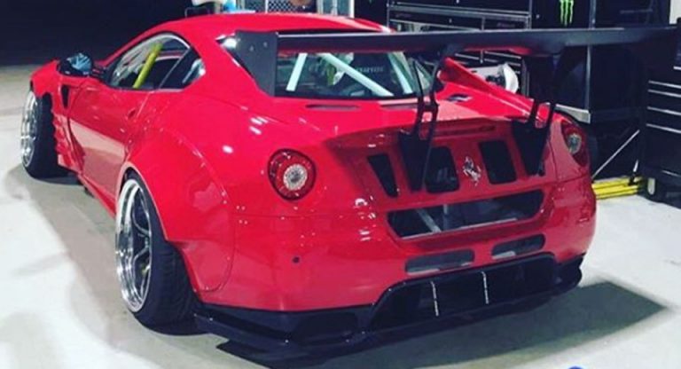 ¡De locos! El drifter Daigo Saito se ha hecho un coche de drift sobre un Ferrari 599
