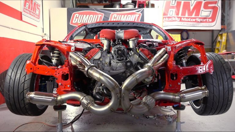 ¿Qué sucede cuando metes un motor V8 del Ferrari 458 en un Toyota GT86?