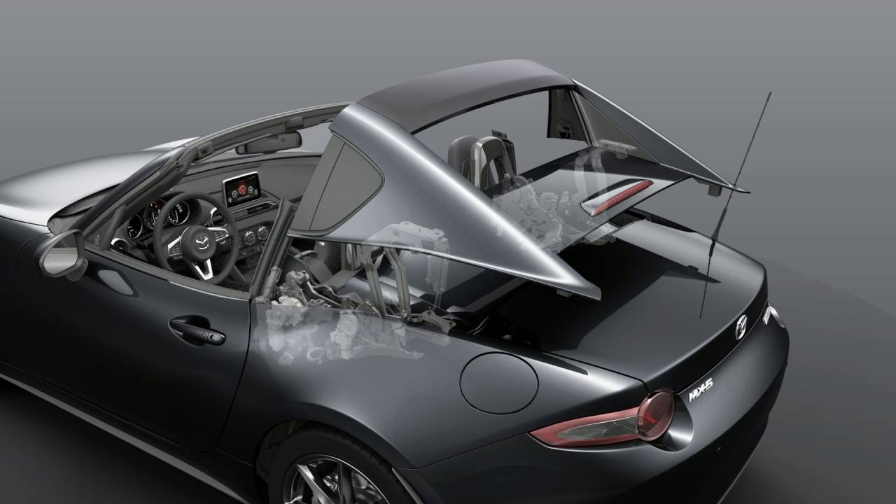 Vídeo: Así funciona el techo retráctil del Mazda MX-5 RF