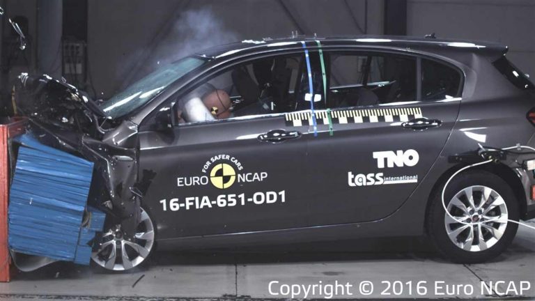 El Fiat Tipo se estrella en la EuroNCAP: Obtiene tres estrellas