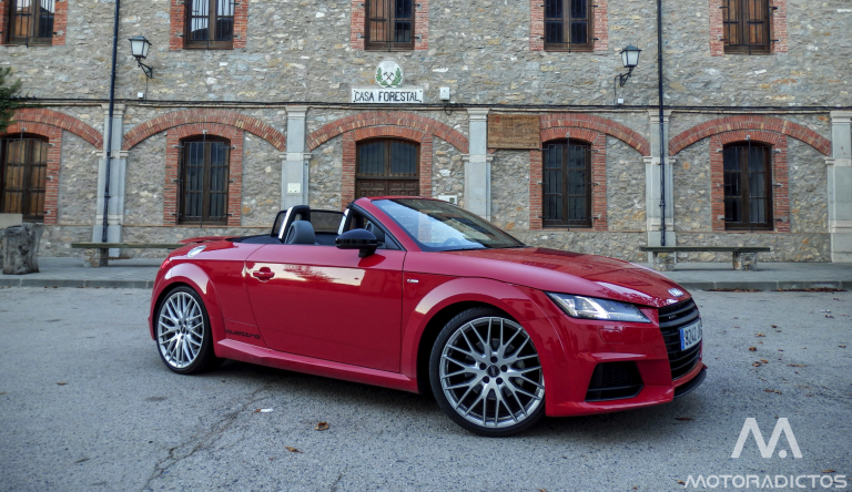 Prueba Audi TT Roadster 2.0 TFSI quattro S Tronic 230 CV: Será difícil que no te arranque una sonrisa…
