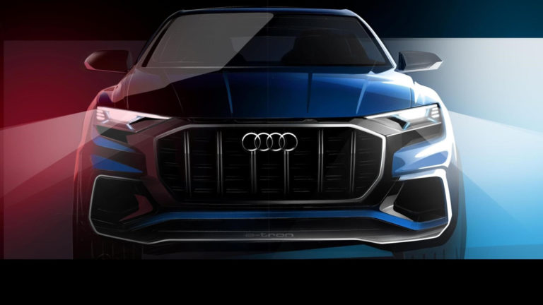 Audi Q8 E-Tron Concept, primeros bocetos oficiales