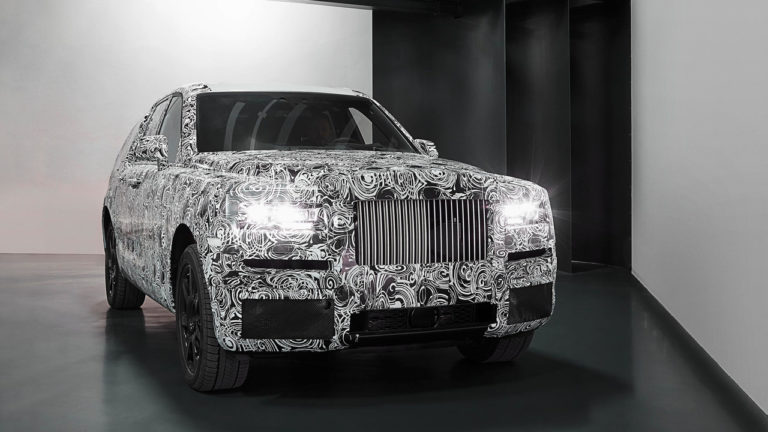El Rolls Royce Cullinan se perfila como el SUV más lujoso del mundo: lo veremos en 2018