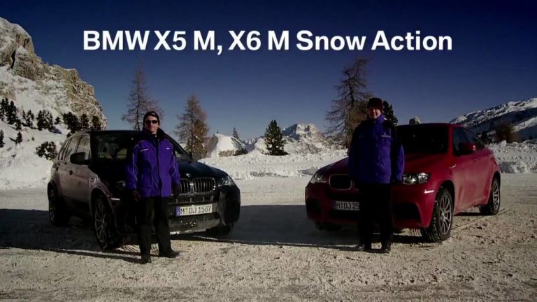 ¿Cómo se lo pasan el BMW X5 M y X6 M en la nieve?