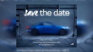 Renault-Alpine pone fecha al debut del A120, primer téaser oficial