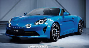 ¿Cómo sería un Alpine A110 descapotable? Aquí lo tienes, pero de momento es sólo una recreación…
