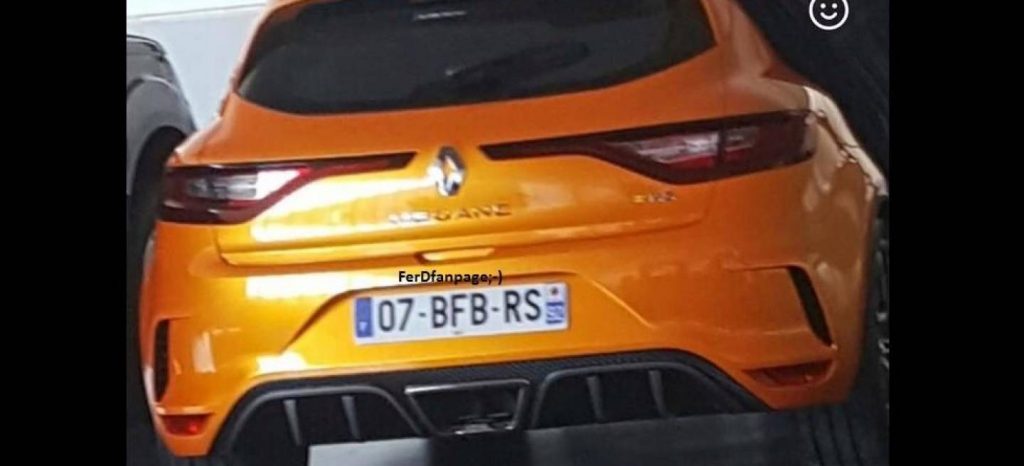 Cada vez más cerca: Se filtra la zaga del Renault Mégane RS 2018