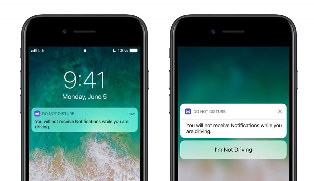 El nuevo iOS 11 de Apple detectará cuando estás conduciendo y silenciará tus notificaciones
