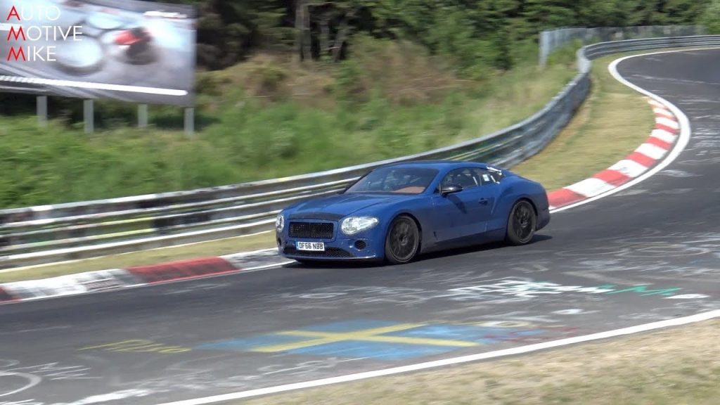 Vídeo: el nuevo Bentley Continental GT se deja ver en el ‘Ring, y trae sorpresas