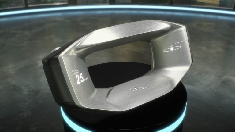Sayer, así es como ve Jaguar-Land Rover el volante del futuro que te llevarás bajo el brazo