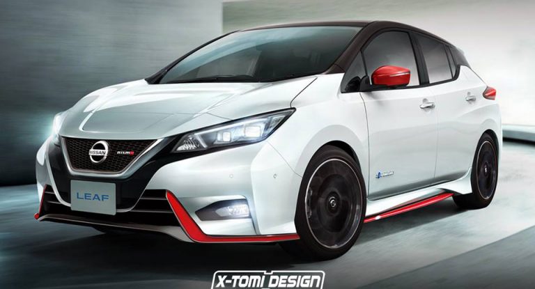 ¿Cómo sería un Nissan LEAF NISMO? Aquí tienes un acercamiento…
