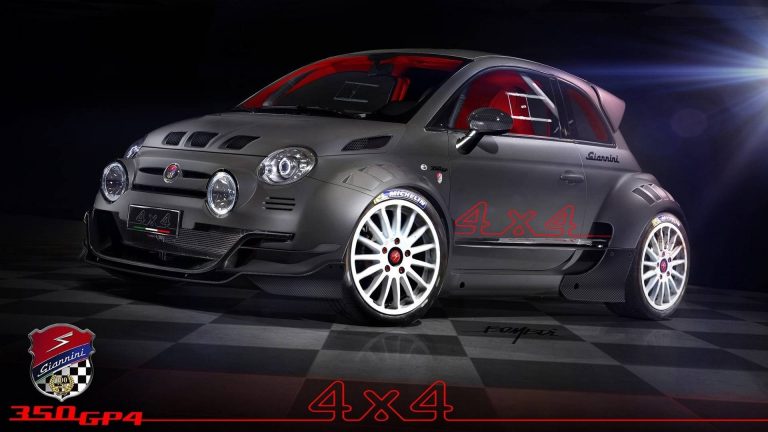 Giannini 350 GP4: Un monstruo en forma de Fiat 500 con 350 CV y tracción total