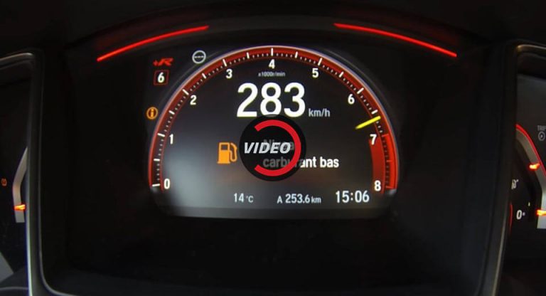 Vídeo: Así acelera hasta los 283 km/h el Honda Civic Type R de 320 CV