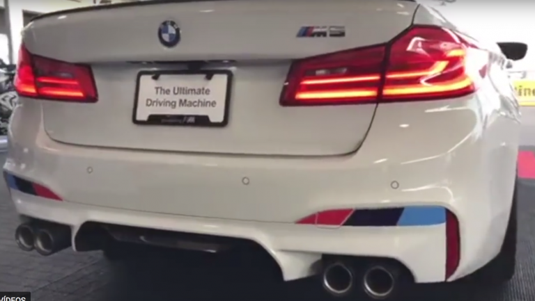 Vídeo: El escape M Performance del BMW M5 suena espectacularmente bien