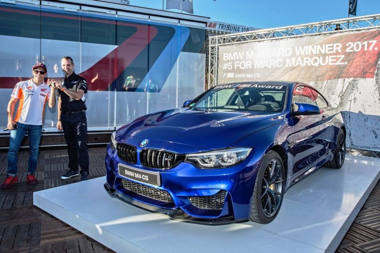 Cinco consecutivos: Marc Márquez gana un BMW M4 CS por ser el mejor poleman del año