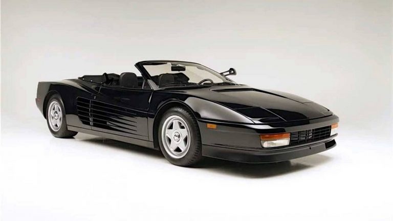 A la venta un Ferrari Testarrosa descapotable que empleó Michael Jackson