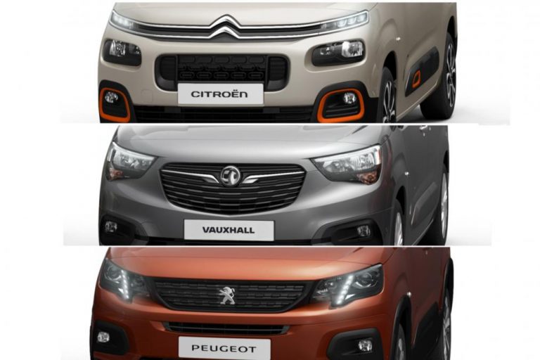 Así es el frontal de la nueva generación del Citroën Berlingo, Peugeot Partner y Opel Combo