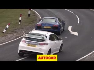 Comparativa: Audi R8 V10 vs Honda Civic Type-R