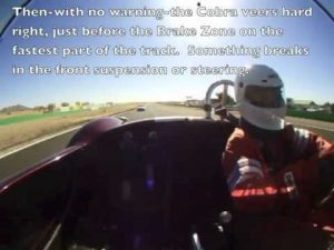 Terrible accidente en una réplica de Cobra