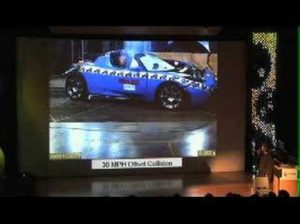 Crash test del Tesla Roadster