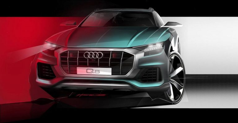Así es el frontal del nuevo Audi Q8: ¡Tremendo!