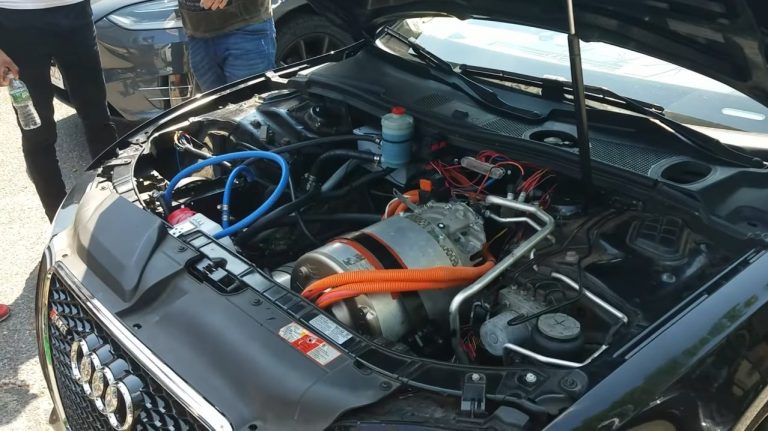 Este Audi S5 lleva el motor eléctrico de un Tesla Model S